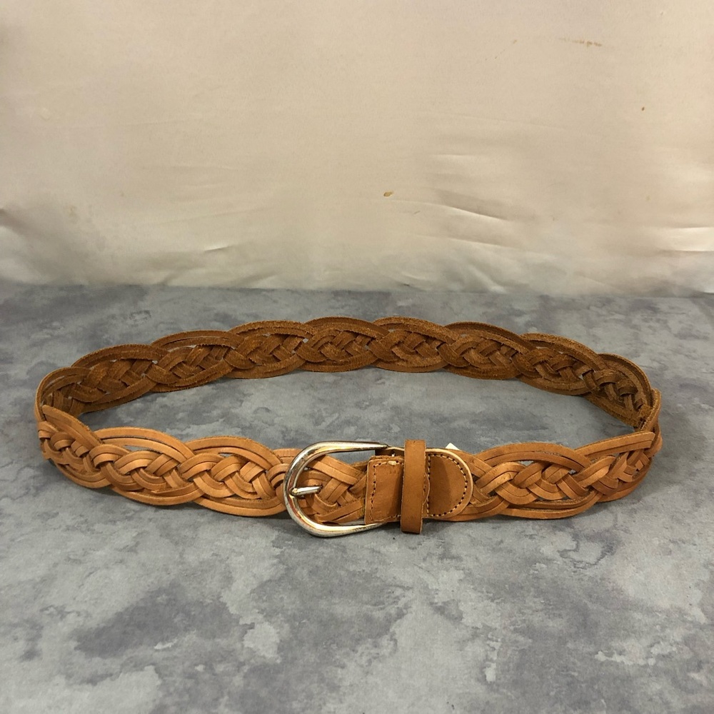Liz Claiborne  Leather Braided Belt  S